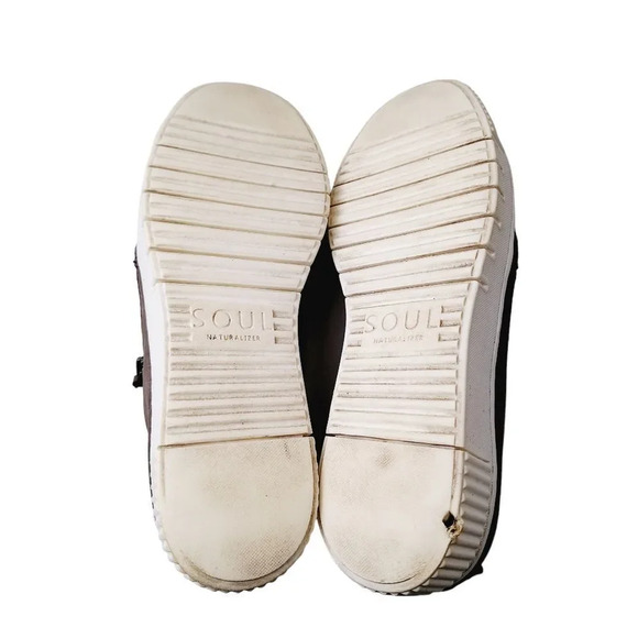 SOUL Naturalizer Womens Size 9.5 Grey Turner Side-Zip Platform Sneaker Shoes - Picture 13 of 15